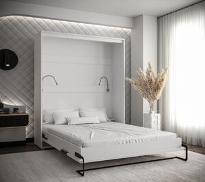 Praktická výklopná posteľ HAZEL 160 - matná biela
