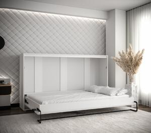 Horizontálna výklopná posteľ HAZEL 120 - matná biela