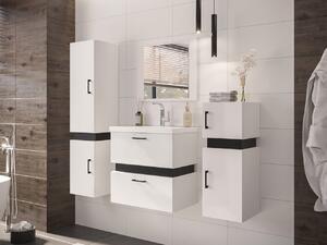 Kúpeľňový set LERA 1 - biely / čierny