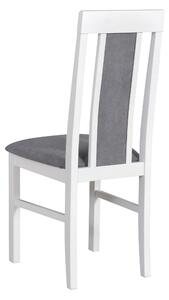 Jedálenská stolička NILA 2 NEW biela/sivá