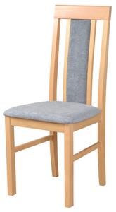 Jedálenská stolička NILA 2 NEW dub grandson/sivá