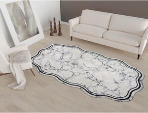 Biely/sivý koberec 100x60 cm - Vitaus