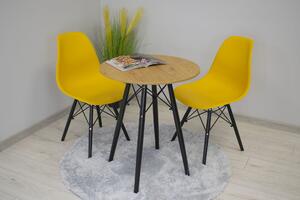 Jedálenský stôl s doskou v dekore dub OSLO 60x60