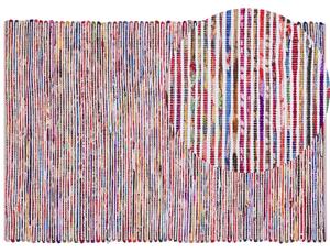 Koberec viacfarebný bavlnený 160 x 230 cm obdĺžnikový ručne vyrobený boho eklektický