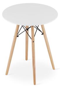 Dekorstudio Okrúhly jedálenský stôl 60cm - biely