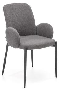 Jedálenská stolička K-477, 58x89x58, šedá