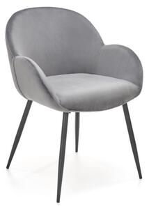 Jedálenská stolička K-480, 59x79x59, šedá