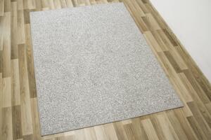 Metrážny koberec Ohio 8122 strieborný/svetlý sivý