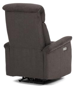 Polohovacie kreslo hnedé elektrické TV-925 BR2