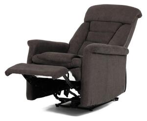 Polohovacie kreslo hnedé elektrické TV-925 BR2