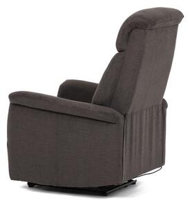 Polohovacie kreslo hnedé elektrické TV-925 BR2