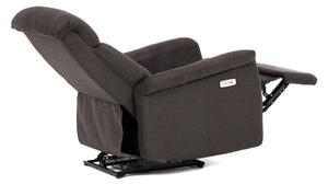 Polohovacie kreslo hnedé elektrické TV-925 BR2