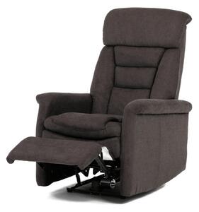 Polohovacie kreslo hnedé elektrické TV-925 BR2