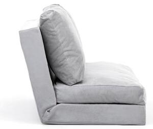 Hanah Home 2-miestna viacúčelová pohovka Taida 120 cm sivá