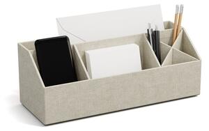 Kartónový organizér na písacie potreby Elisa Canvas Paper Laminate – Bigso