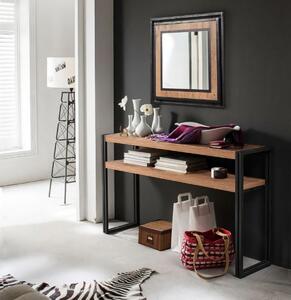 Hanah Home Konzolový stolík Dresua 140 cm borovice atlantic/antracitový