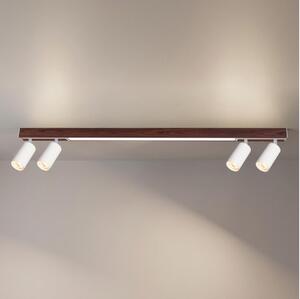 BRILAGI - LED bodové svietidlo SELE 4xGU10/30W/230V + LED/25W biela/dubový dekor