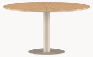 Okrúhly jedálenský stôl's doskou z tíkového dreva Croft, Ø 120 cm