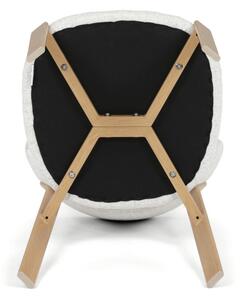 Jedálenská stolička hnedá HC-L3125 OAK