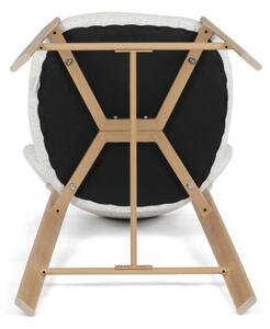 Barová stolička biela AUB-L3125 OAK