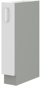 Dolná kuchynská skrinka Brunea 15 D CARGO BB (sivá + lesk biely). Vlastná spoľahlivá doprava až k Vám domov. 1025003