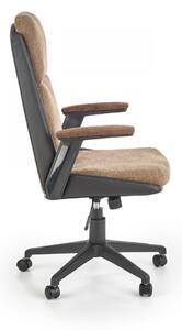 HALMAR Kancelárska stolička Herbia hnedá/čierna