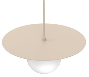 Luster na lanku FLAT 1xE27/15W/230V béžová