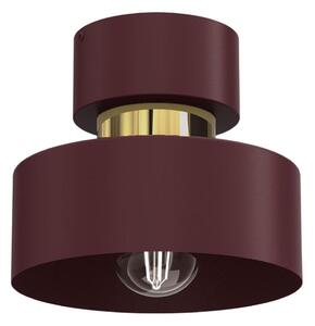 Stropné svietidlo MARTI 1xE27/15W/230V priemer 20,5 cm bordové/zlaté