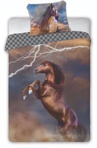 Obliečky bavlnené Deluxe 3D Kone 200x140cm+90x70cm Faro