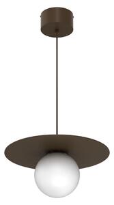 Luster na lanku FLAT 1xE27/15W/230V hnedý