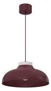 Luster na lanku BASCA 1xE27/15W/230V bordový/krémový