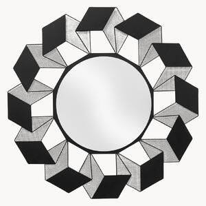Okrúhle dekoračné nástenné zrkadlo Cubes