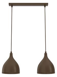 Luster na lanku NOAK CLASSIC 2xE27/15W/230V hnedý