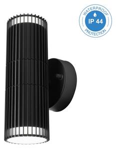 Vonkajšie nástenné bodové svietidlo LANTHEA 2xGU10/11W/230V IP44 čierne