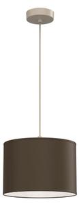 Luster na lanku ARDEN 1xE27/15W/230V priemer 25 cm béžová/hnedá