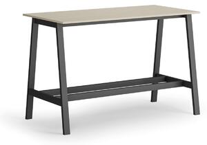 Vysoký barový stôl, 1600 x 800 mm, breza