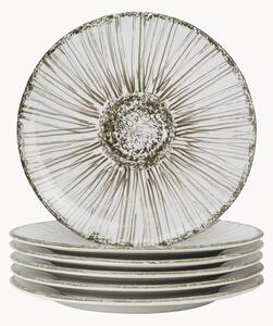 Porcelánové dezertné taniere Girasole, 6 ks