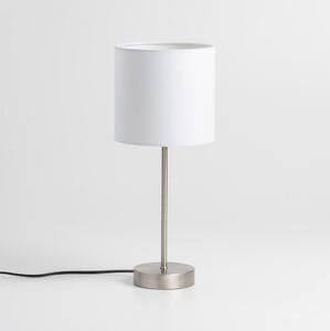LED stolová lampa 1xE14/5W/230V biela/matný chróm