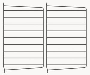 Nástenné panely String System, Š 30 x V 50 cm, rôzne veľkosti