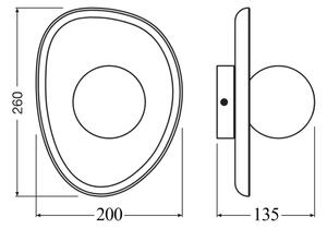Osram - Nástenné svietidlo ACACIA NEST 1xG9/5W/230V akácia