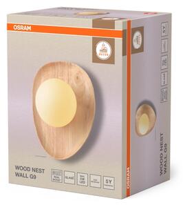 Osram - Nástenné svietidlo WOOD NEST 1xG9/5W/230V kaučukovník