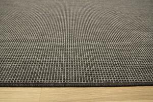 Šnúrkový obojstranný koberec Brussels 205664/11010 strieborný / sivý