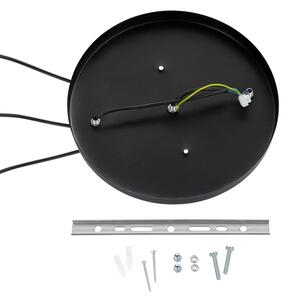 Brilagi - Závesný luster na lanku WABI SABI 3xE27/40W/230V priemer 60 cm čierna