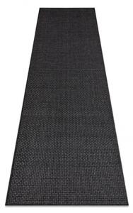Šnúrkový koberec / behúň SIZAL TIMO 0000 čierny