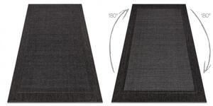 Šnúrkový koberec SIZAL TIMO 5000 čierny