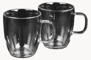 Borosilikátové poháre na kávu Café Chic, 2 ks