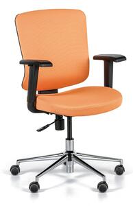 Kancelárska stolička HILSCH 1+1 ZADARMO, oranžová