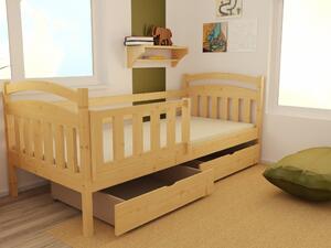 Detská posteľ z masívu 180x80cm bez šuplíku - DP001