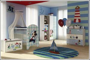 Detská postieľka Disney - MICKEY MOUSE BABY