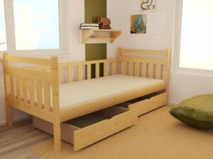Detská posteľ z masívu 180x80cm bez šuplíku - DP003
